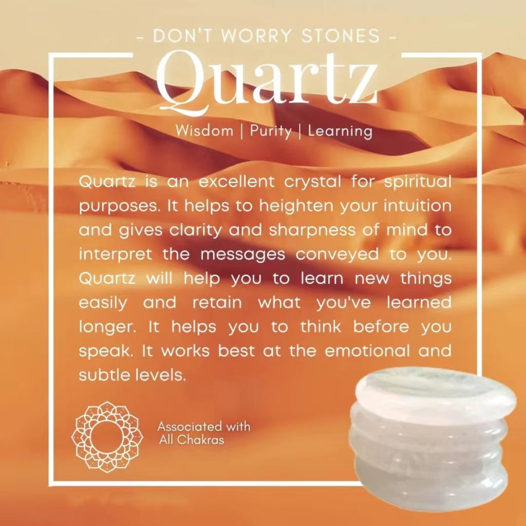 Quartz Worry Stone