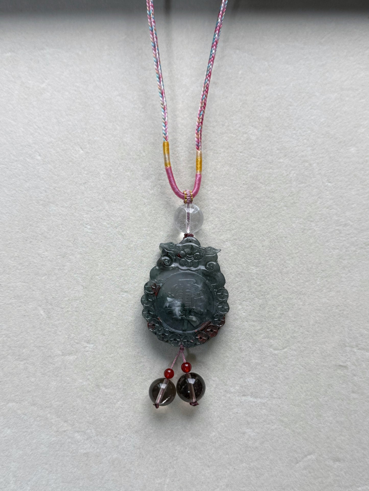 Bloodstone necklace (adjustable size)