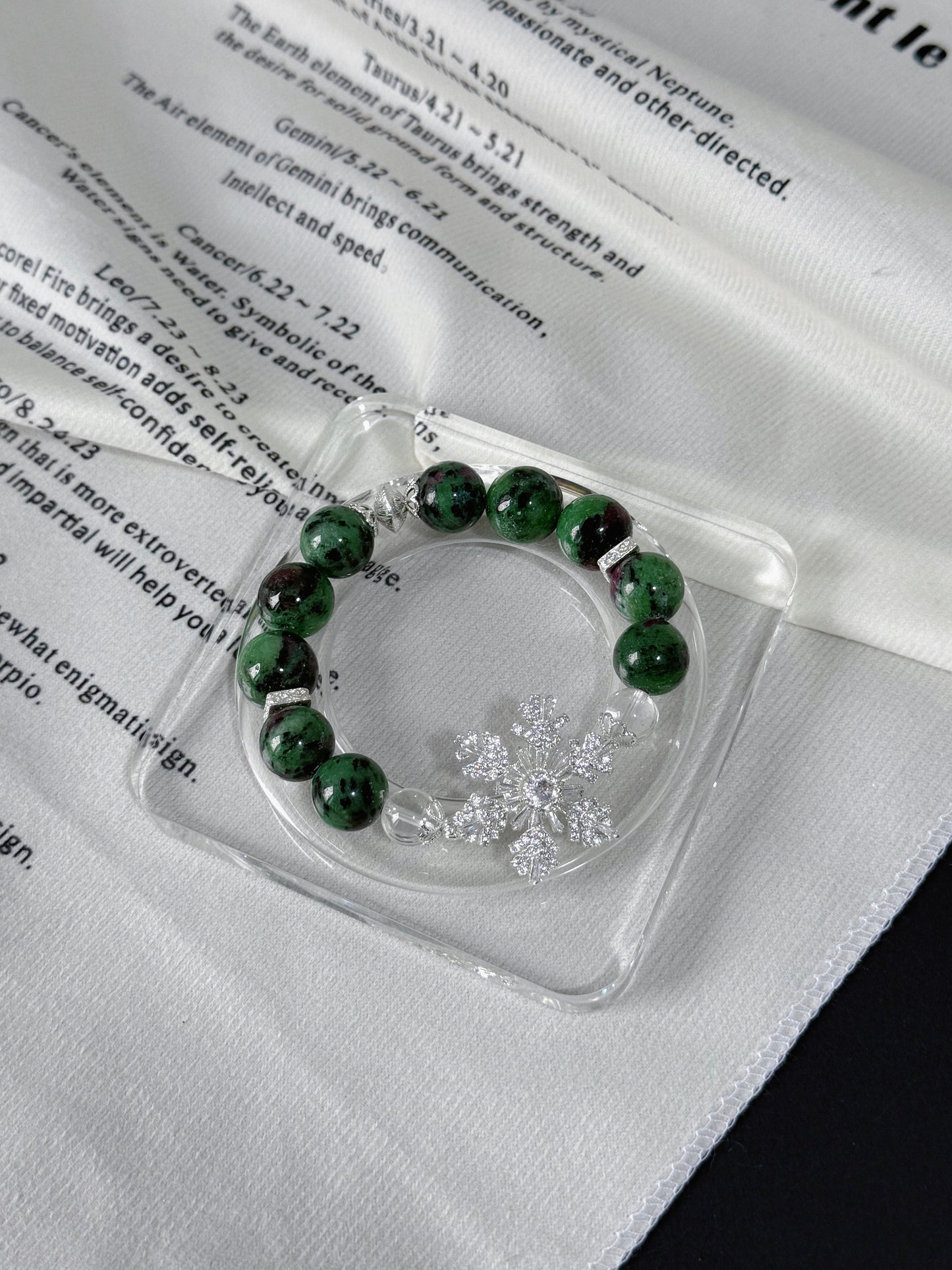 Ruby in zosite original design bracelet