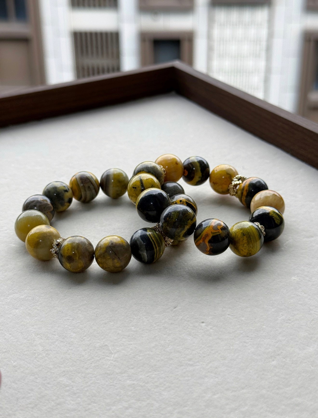 Bumblebee jasper original design bracelet