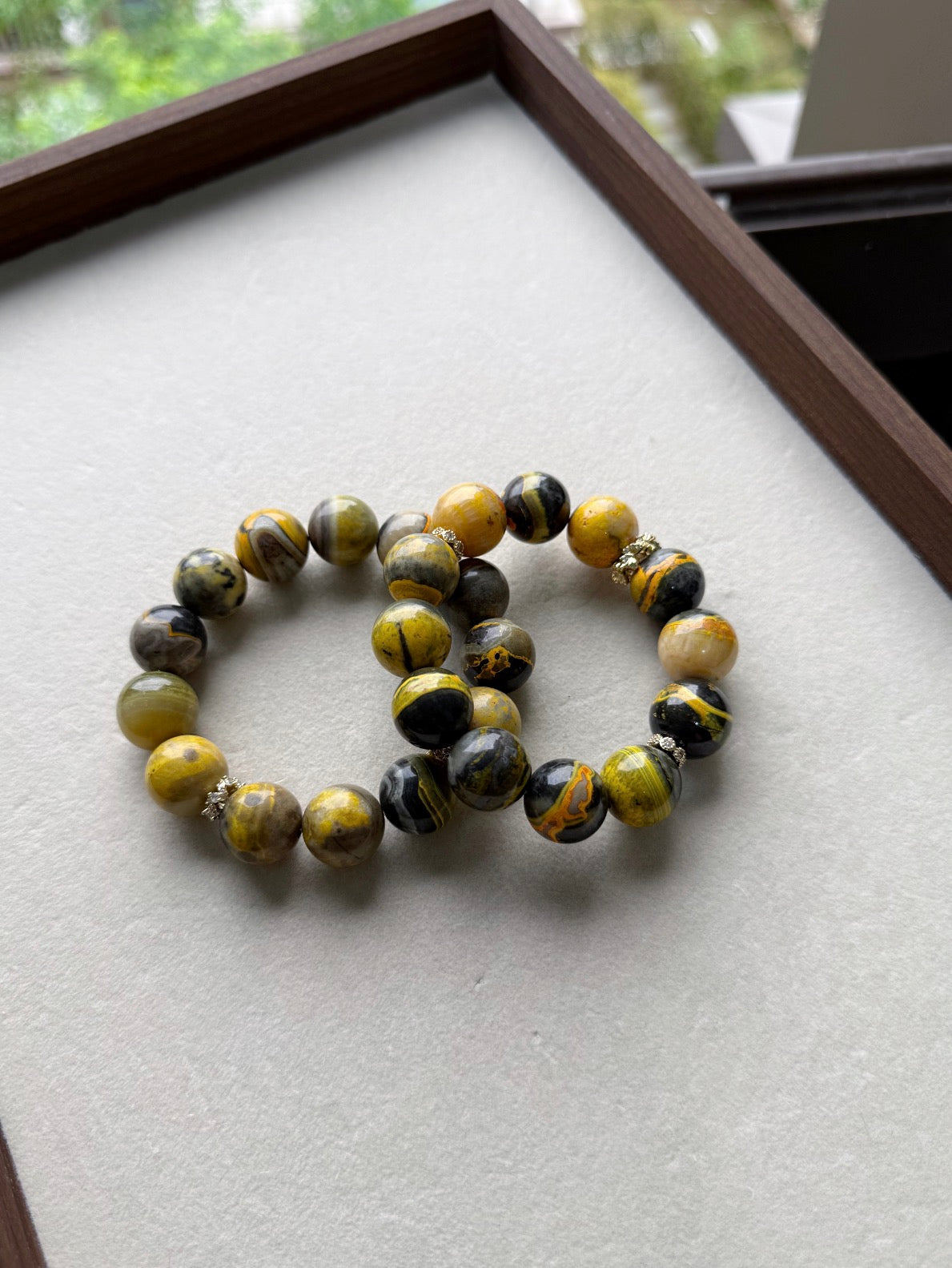Bumblebee jasper original design bracelet
