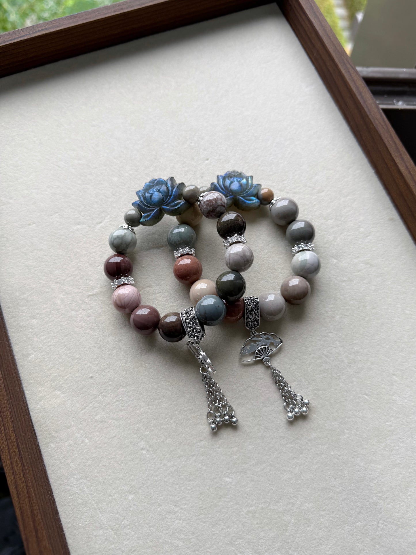 Alashan agate original design bracelet