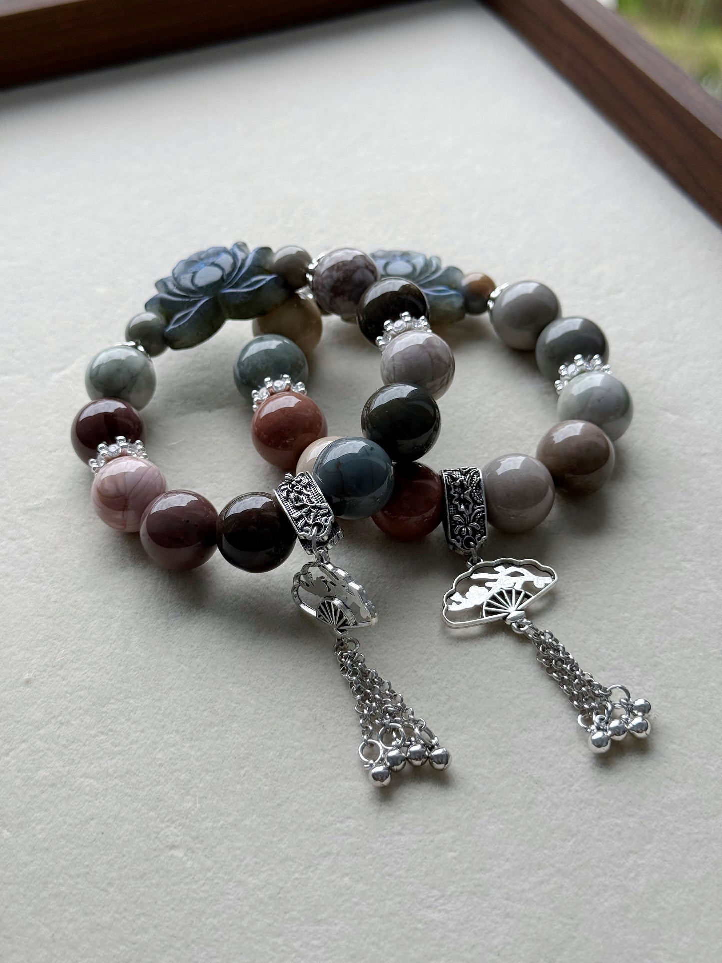 Alashan agate original design bracelet
