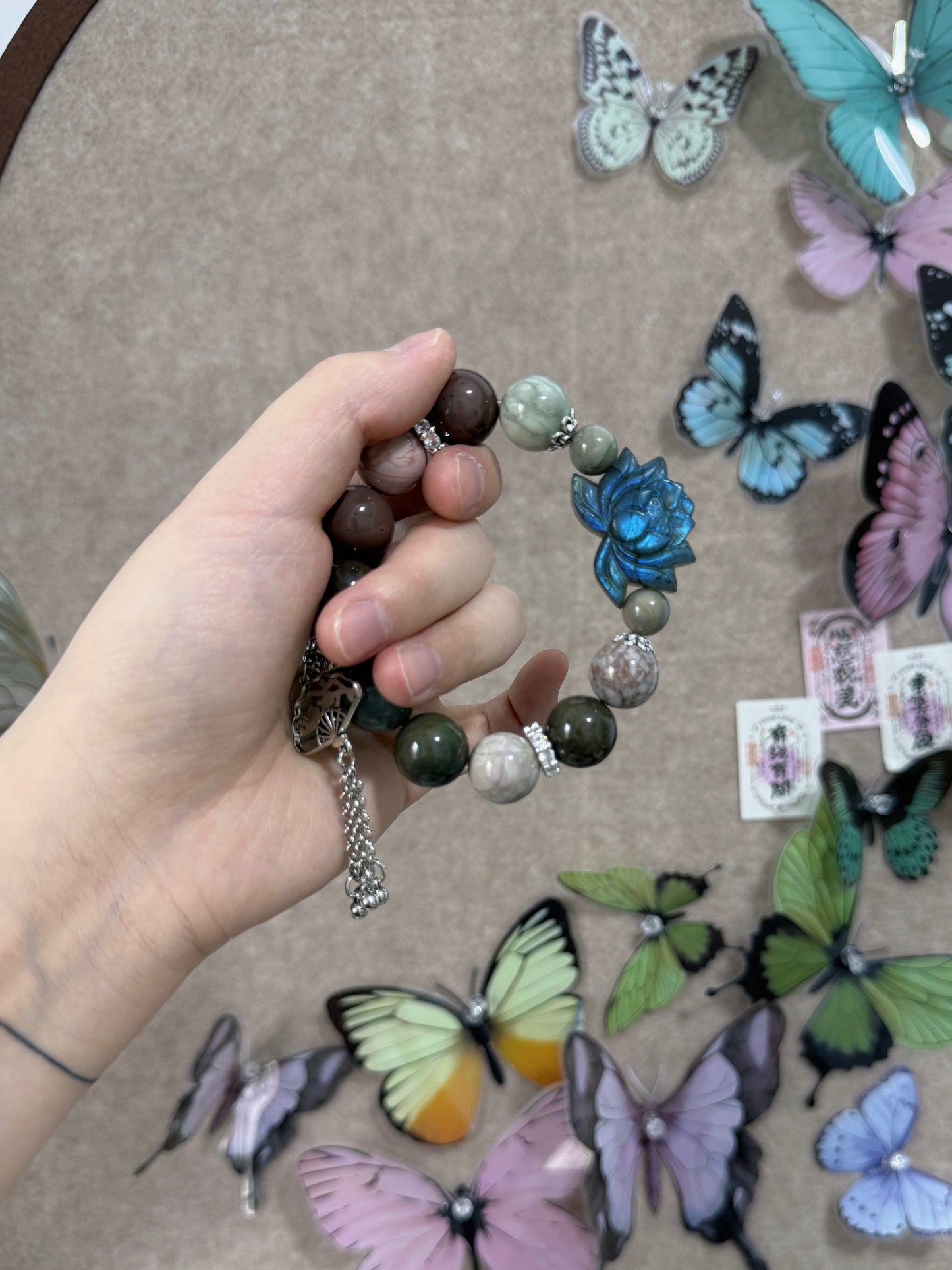 Alashan agate original design bracelet