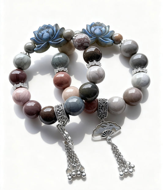 Alashan agate original design bracelet