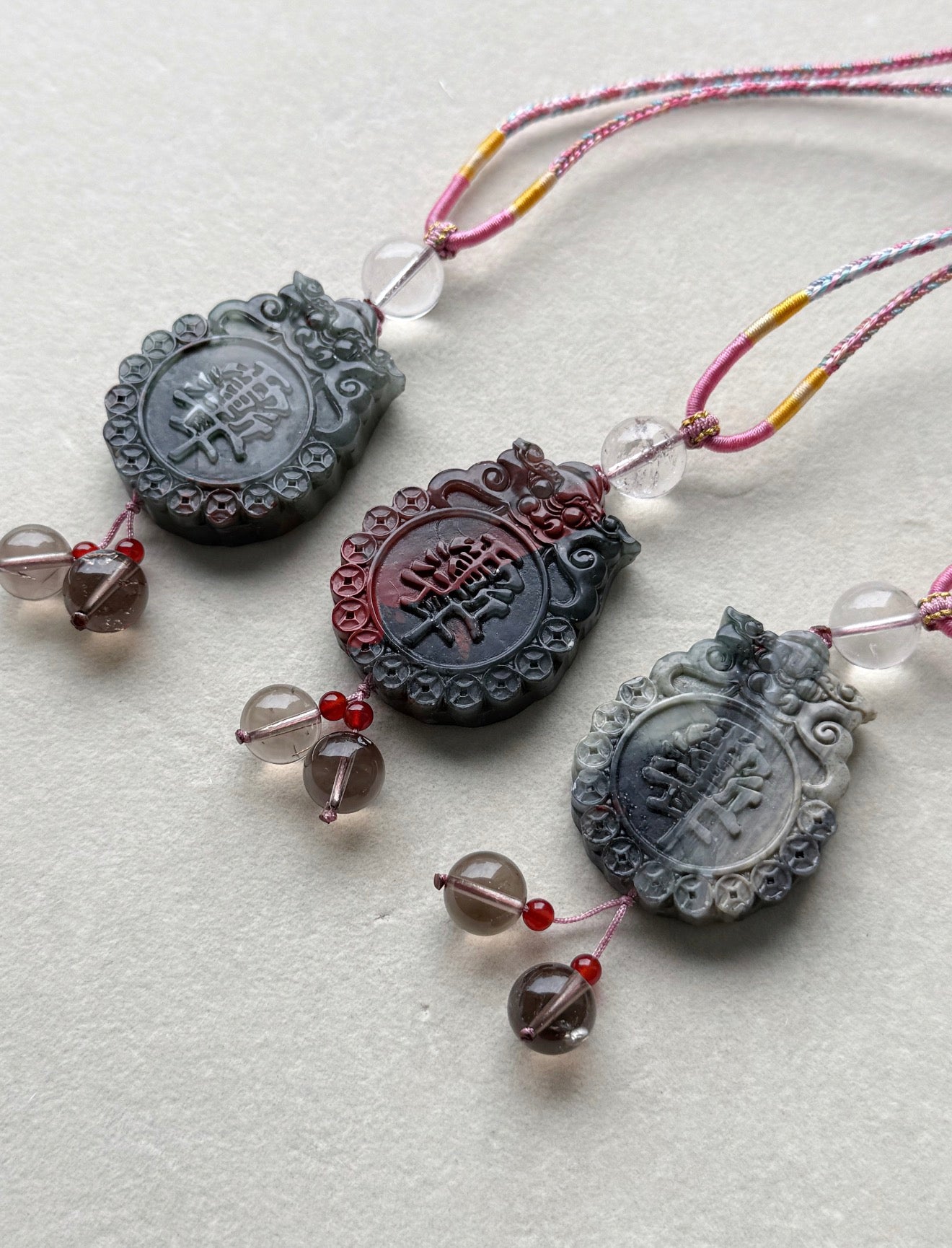 Bloodstone necklace (adjustable size)