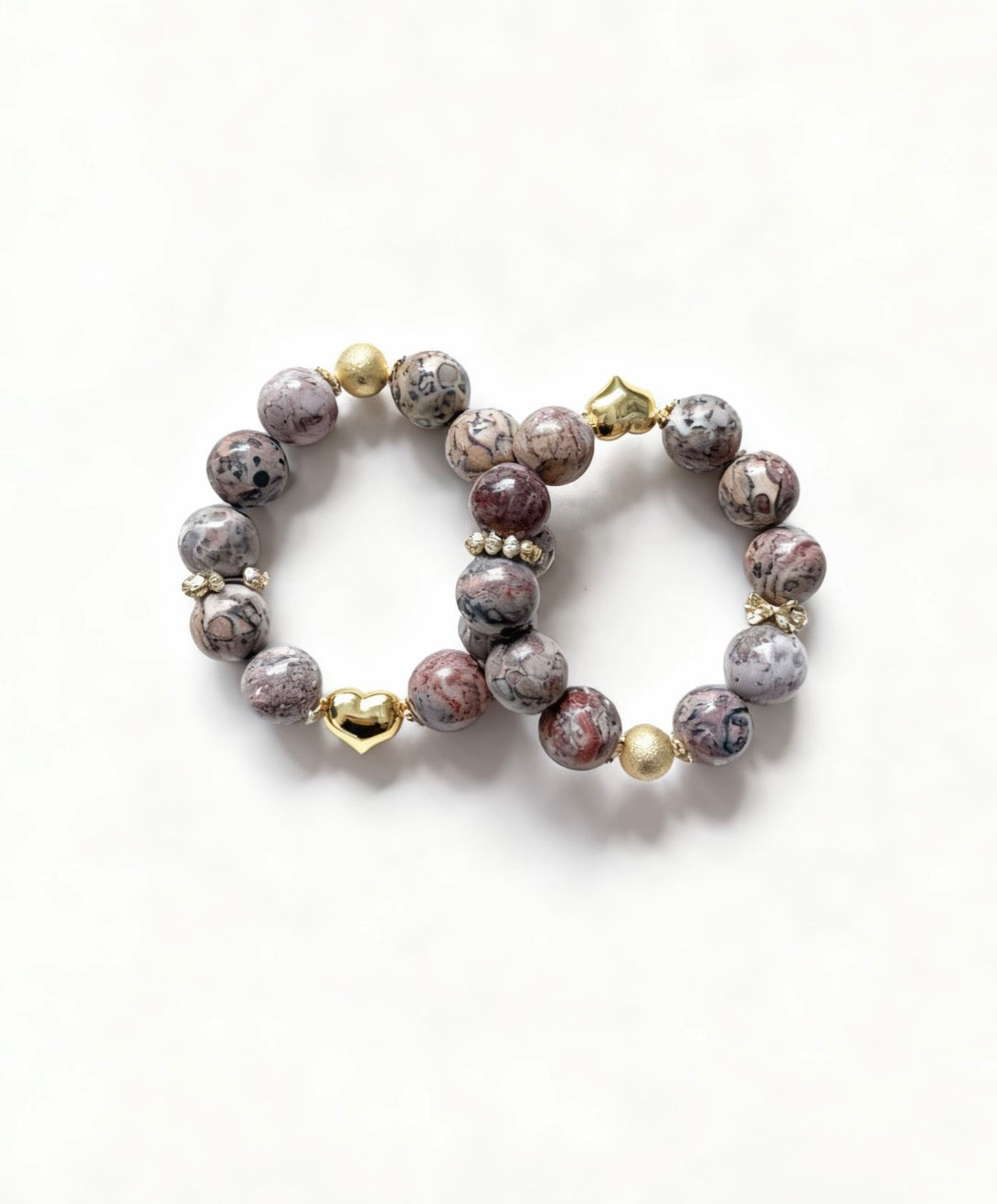 Leopard skin jasper original design bracelet