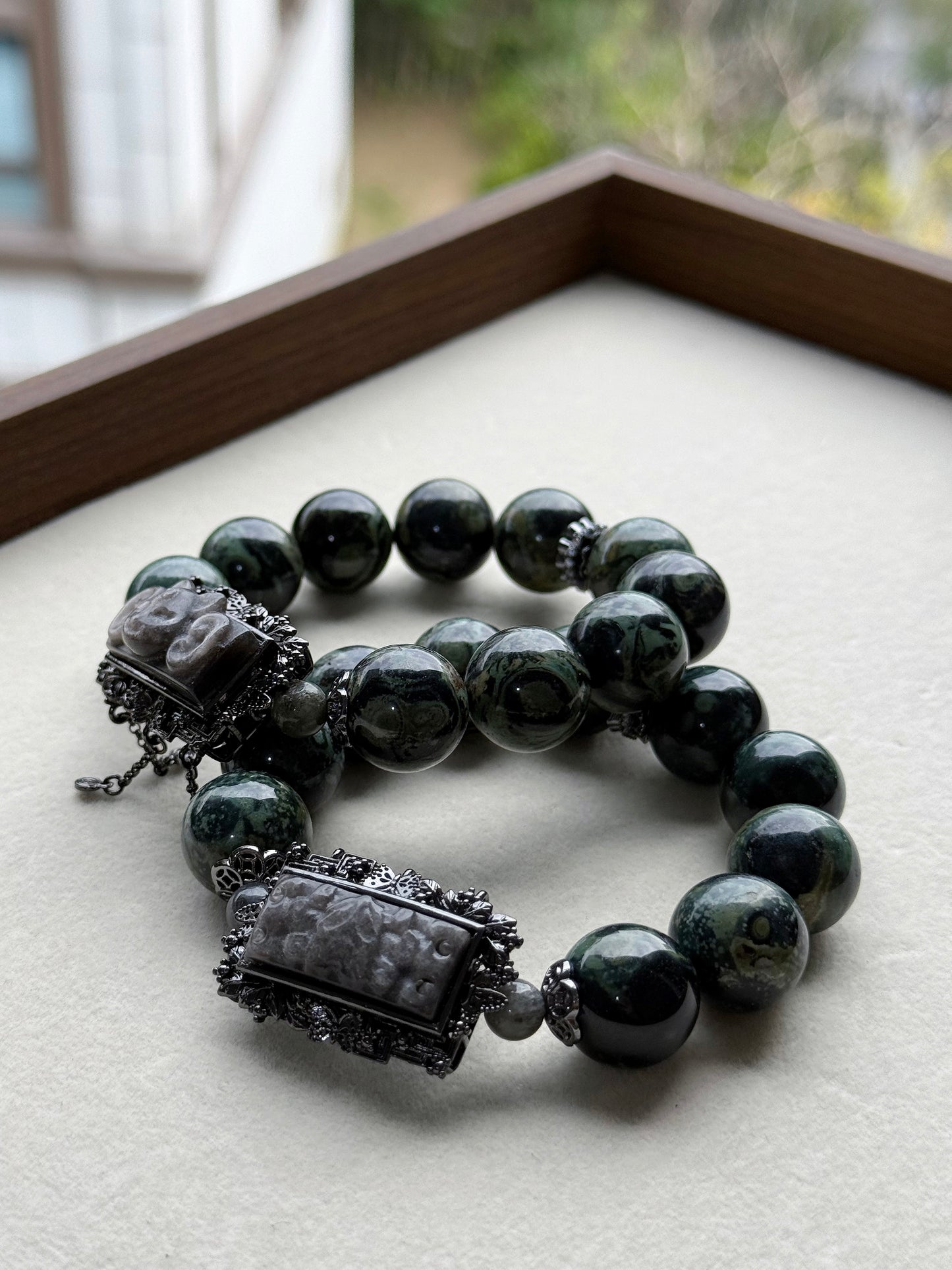 Kambaba jasper  original design bracelet