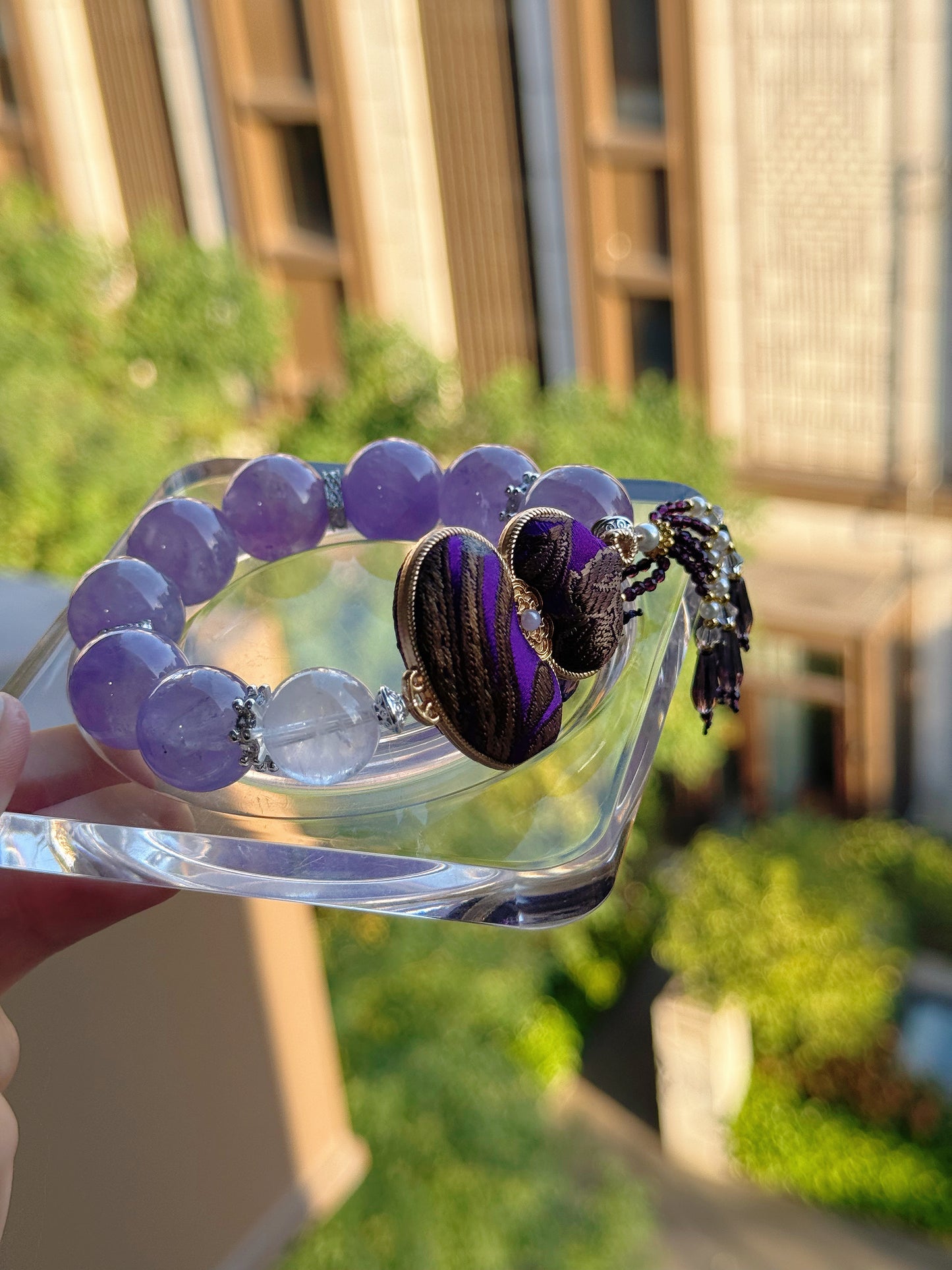 Amethyst original design bracelet