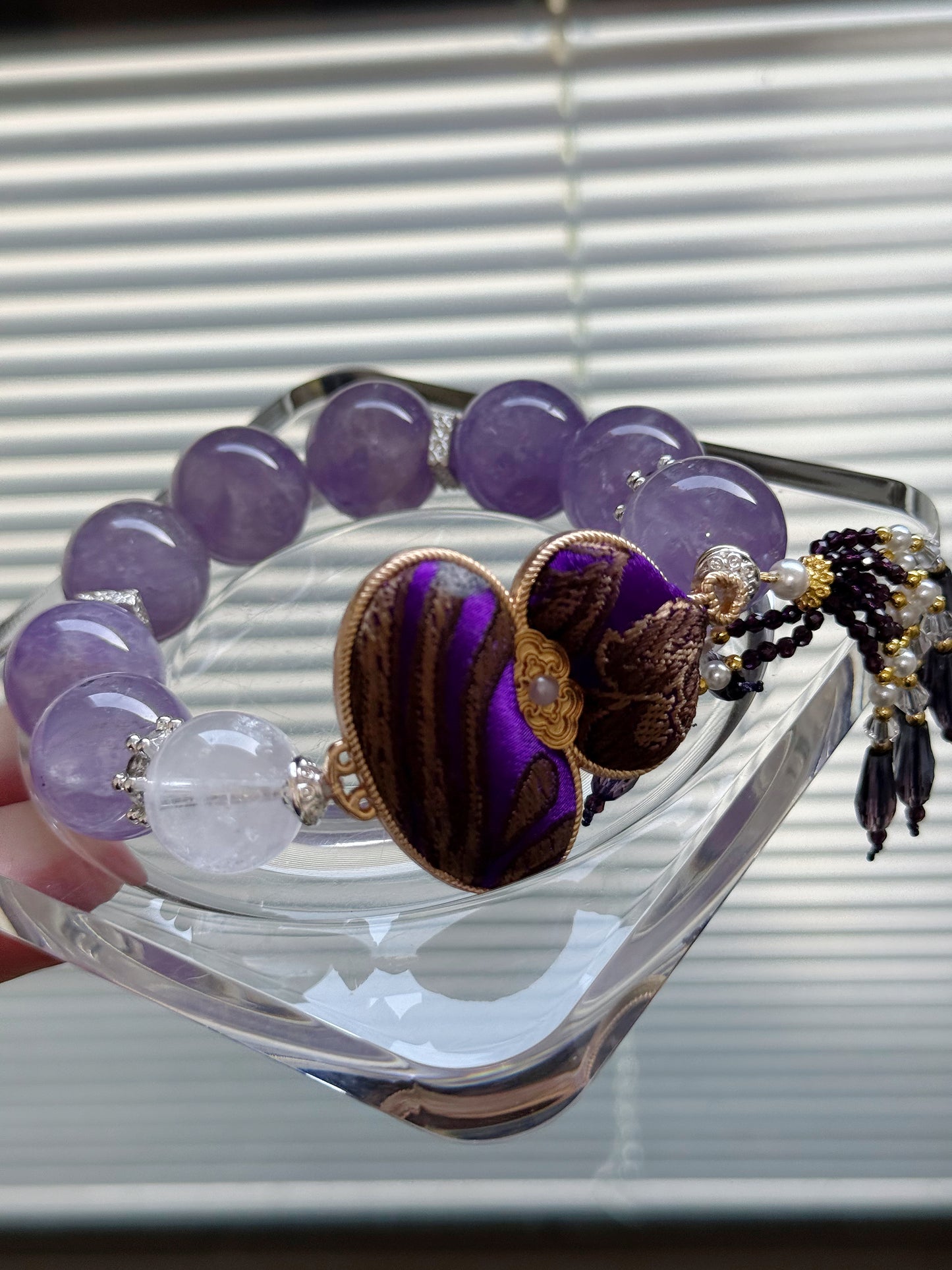 Amethyst original design bracelet
