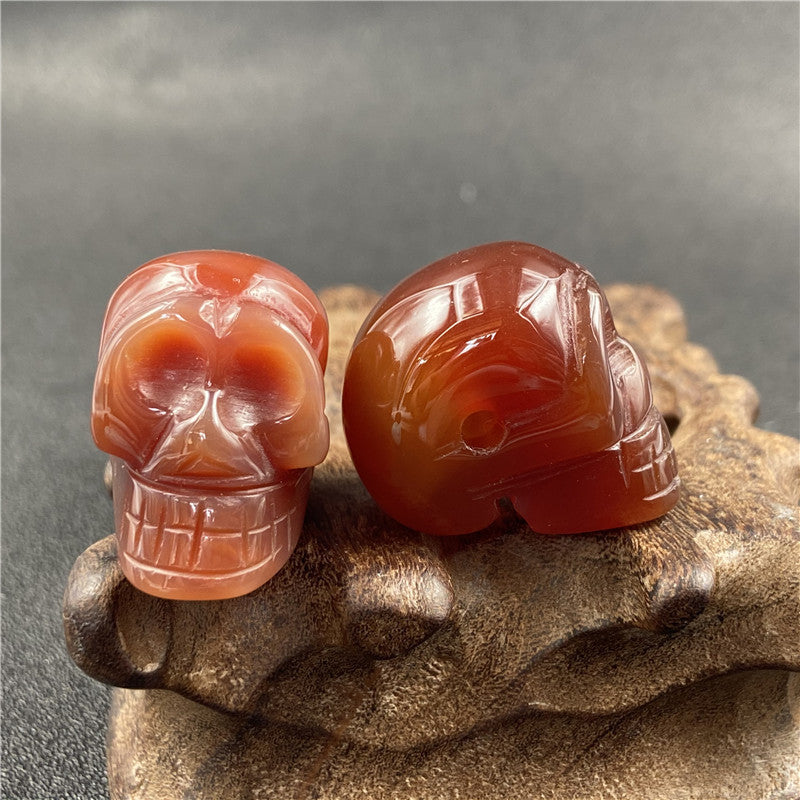 Rock crystal skull ghost head