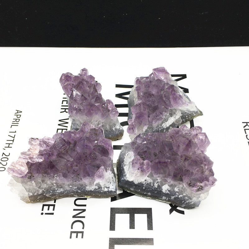 Natural Amethyst Cluster Incense Holder