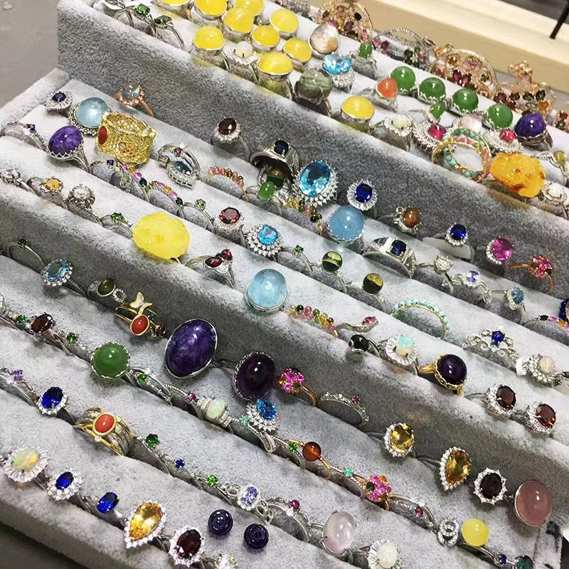 Crystal rings