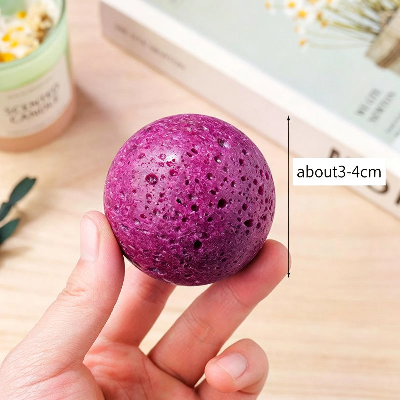 Natural Ruby Crystal Ball