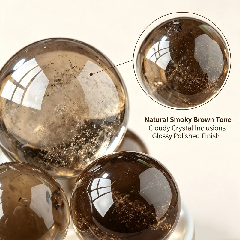Natural tea crystal ball