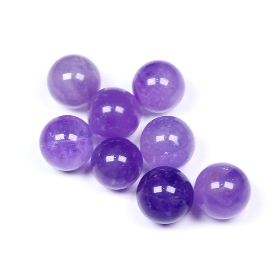 Uruguay natural amethyst ball small particle beads