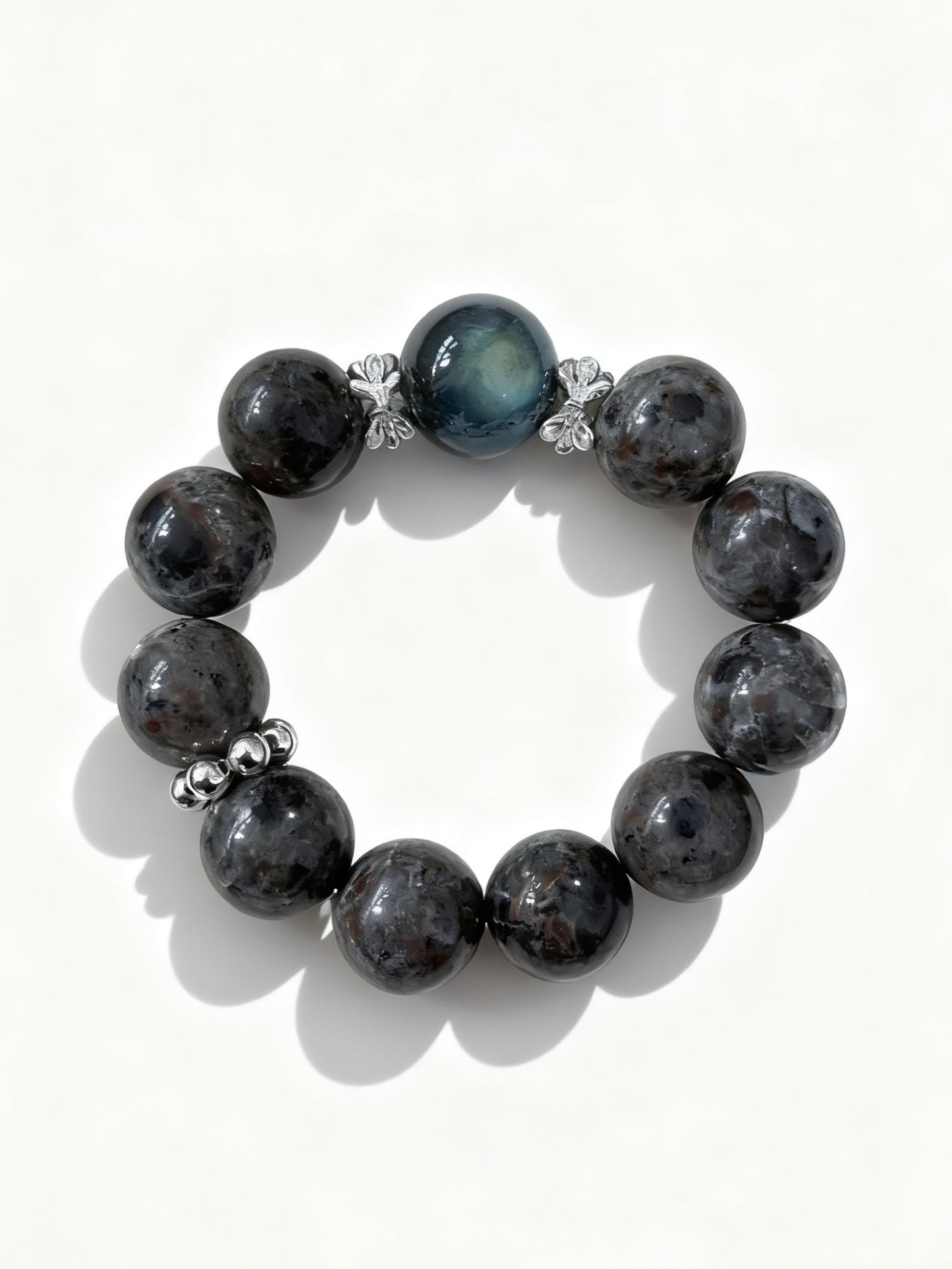 Yooperlite & Laborite original design bracelet Chunky beads