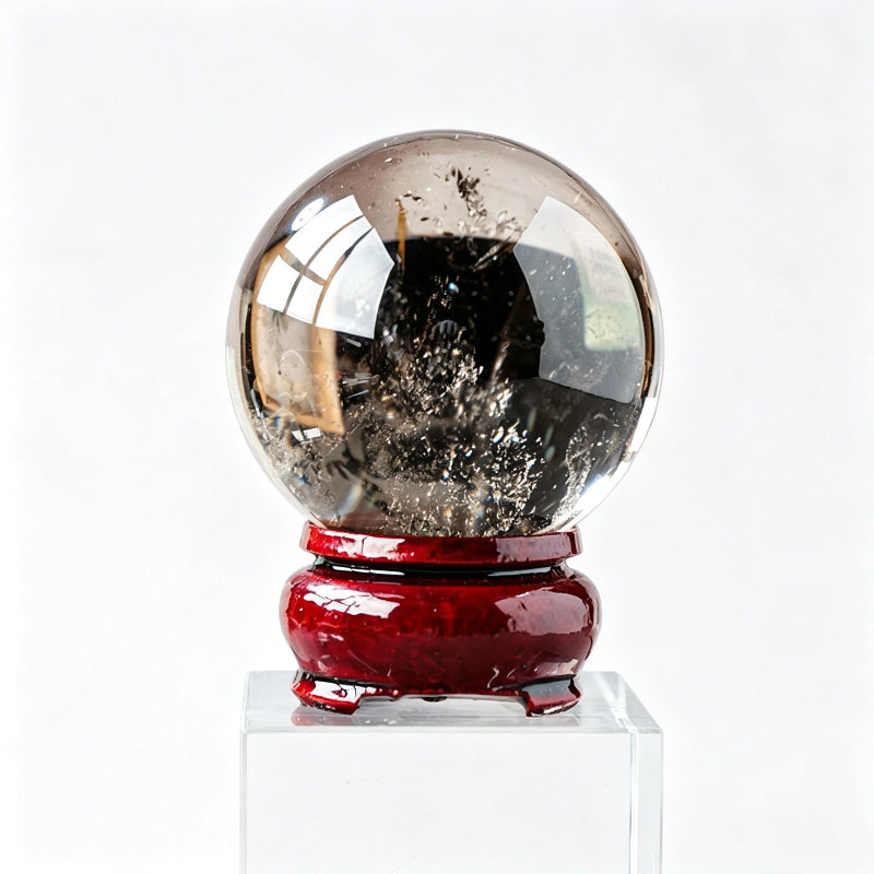 Natural tea crystal ball