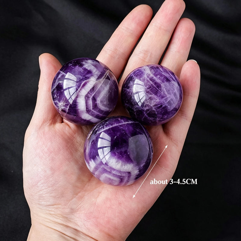 Natural dream purple crystal ball
