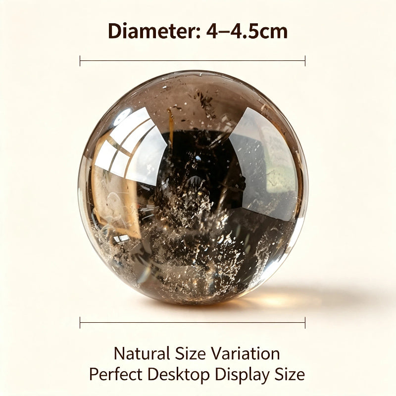 Natural tea crystal ball