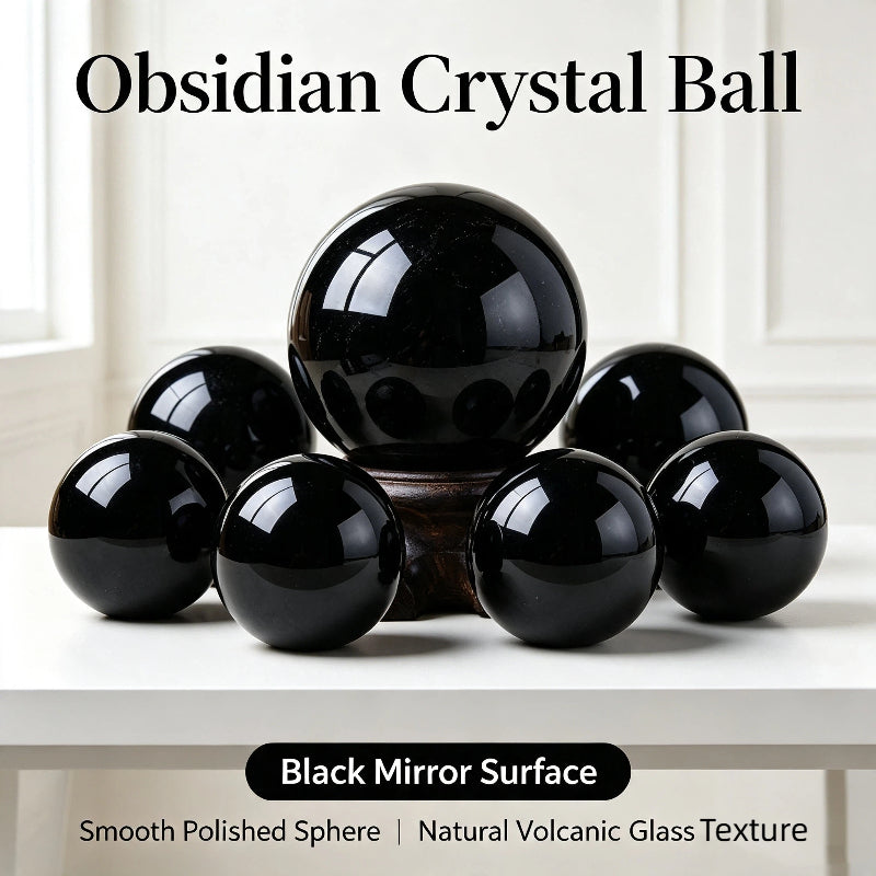 Obsidian crystal ball