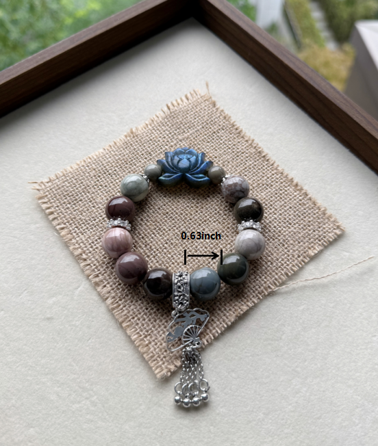 Alashan agate original design bracelet