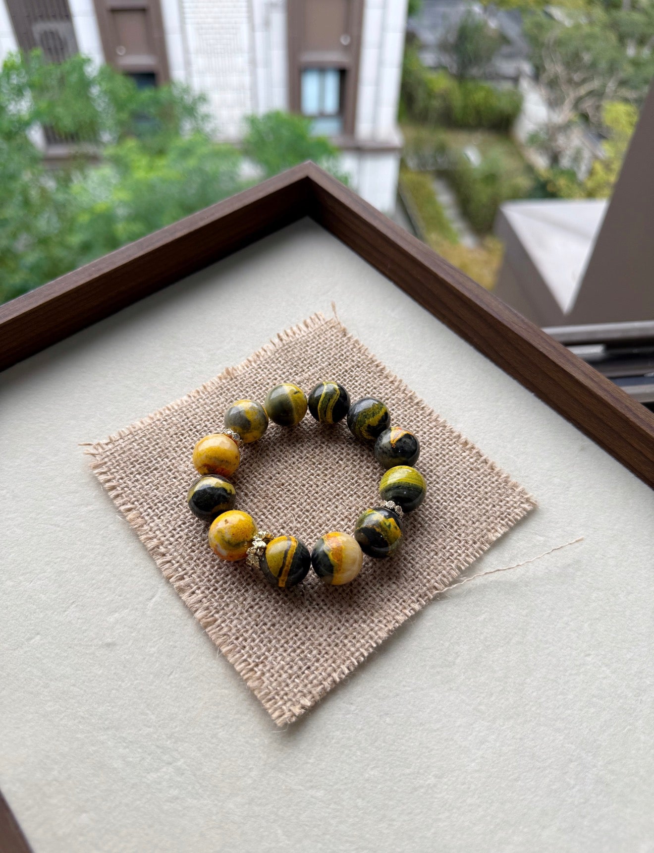 Bumblebee jasper original design bracelet