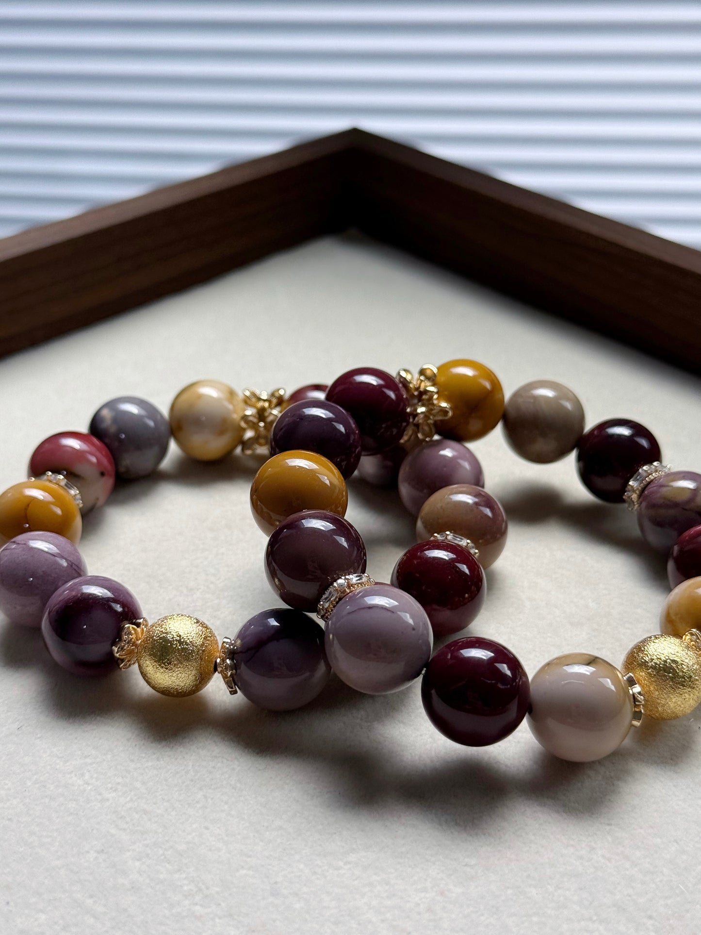 Mookaite jasper original design bracelet