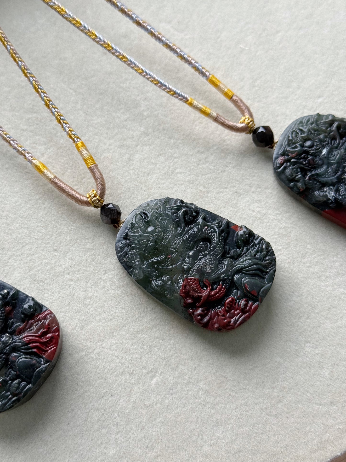 Bloodstone dragon(adjustable size)