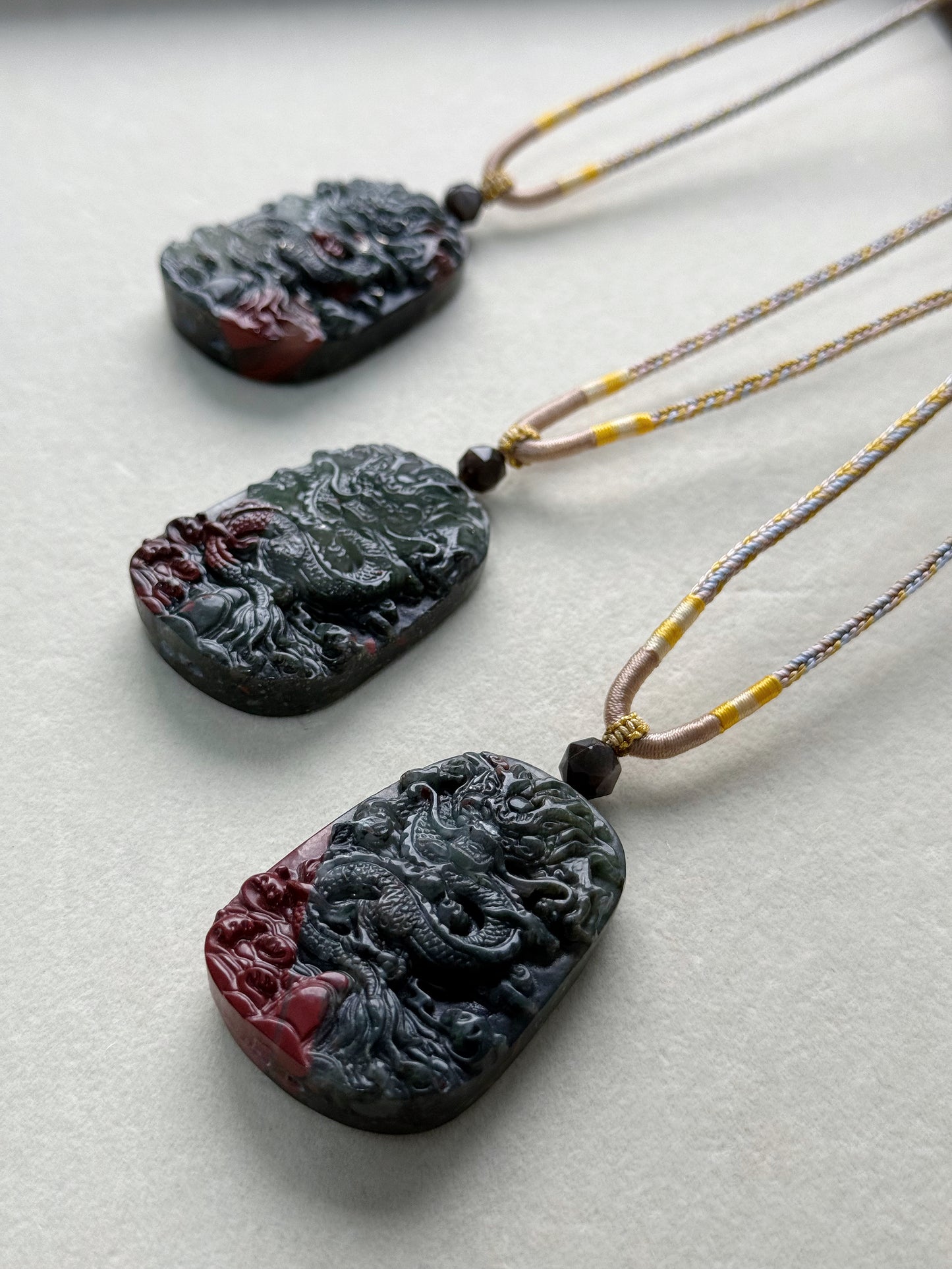 Bloodstone dragon(adjustable size)