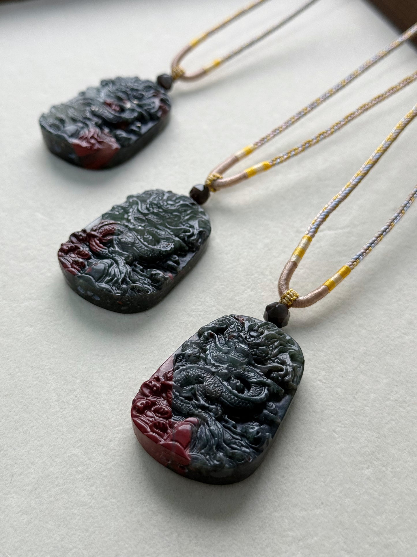 Bloodstone dragon(adjustable size)