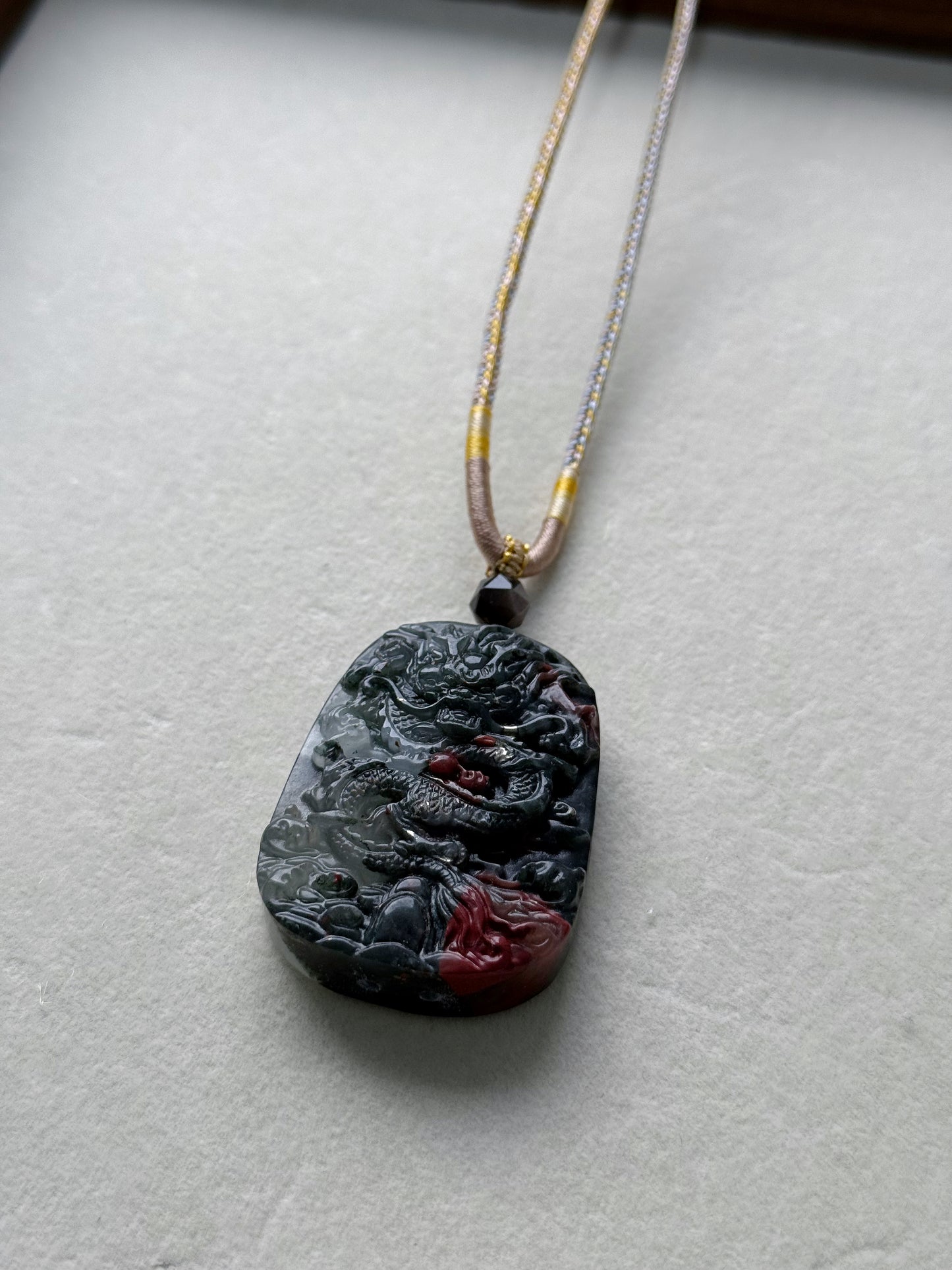 Bloodstone dragon(adjustable size)