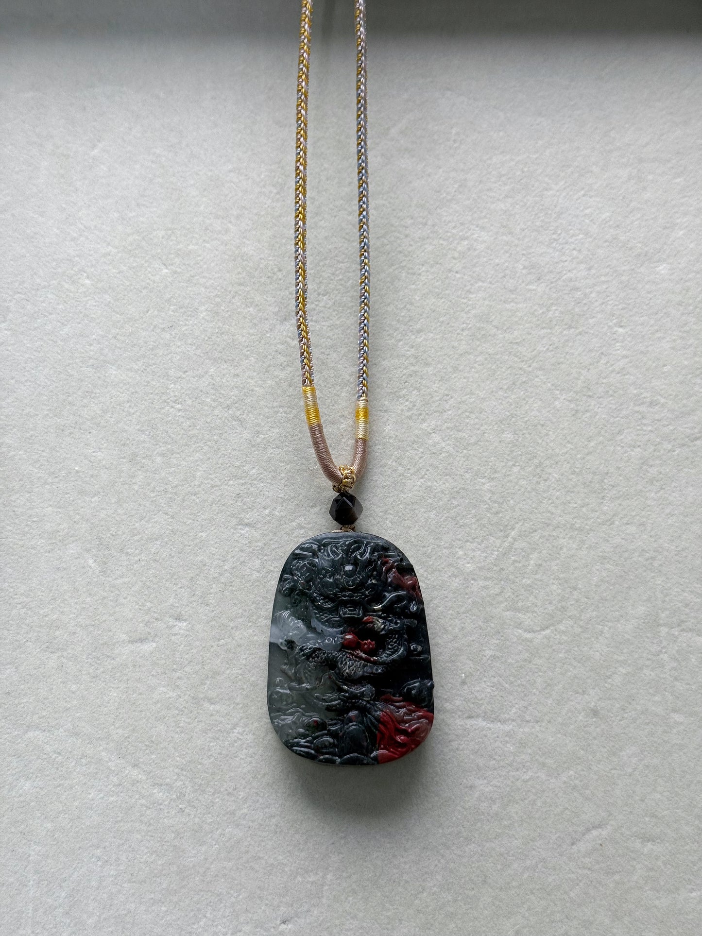 Bloodstone dragon(adjustable size)