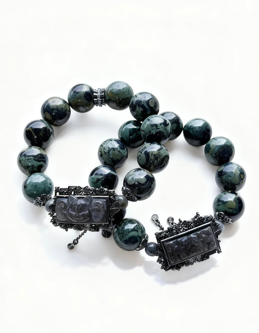 Kambaba jasper  original design bracelet
