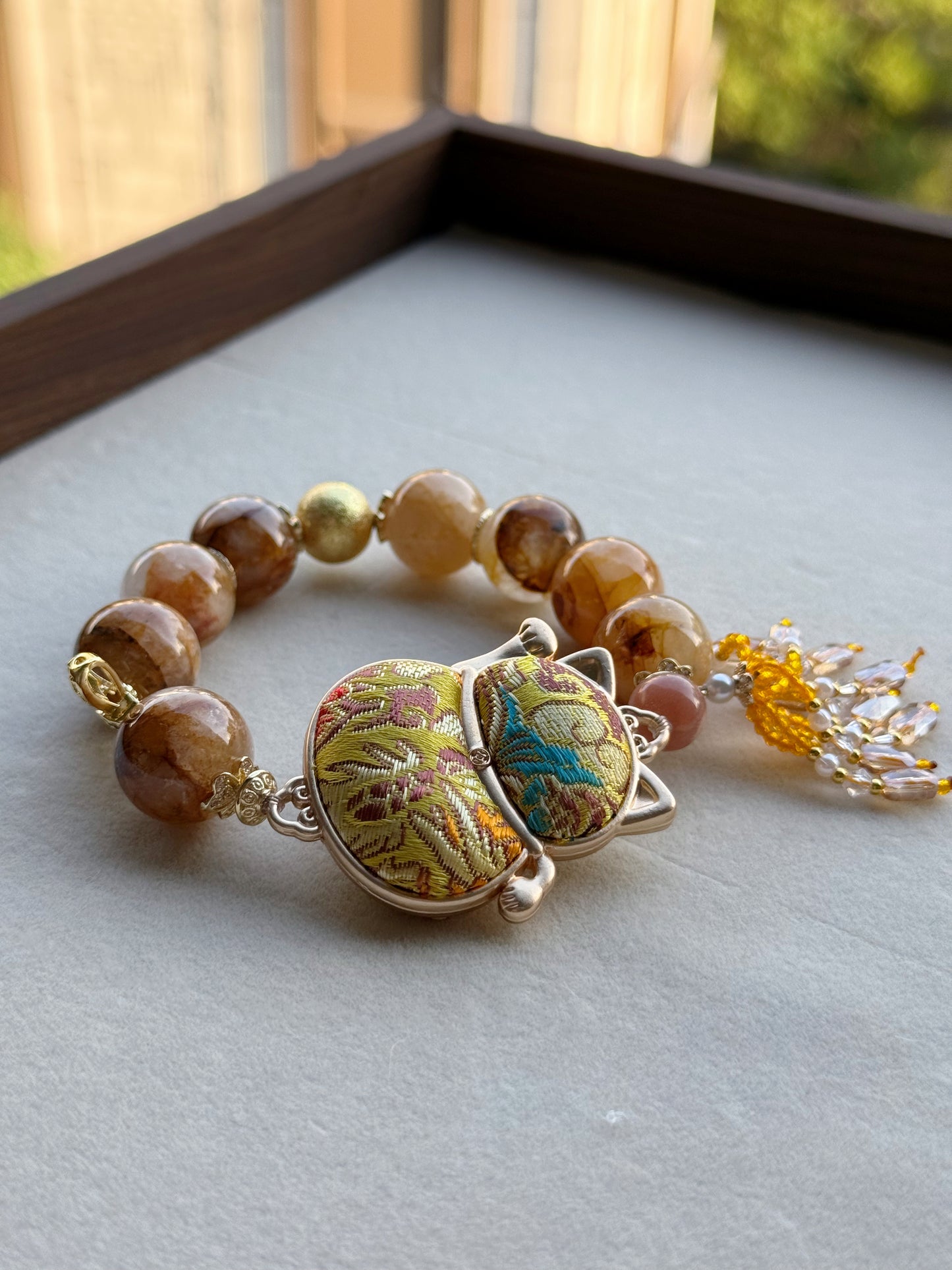 Golden healer original design bracelet