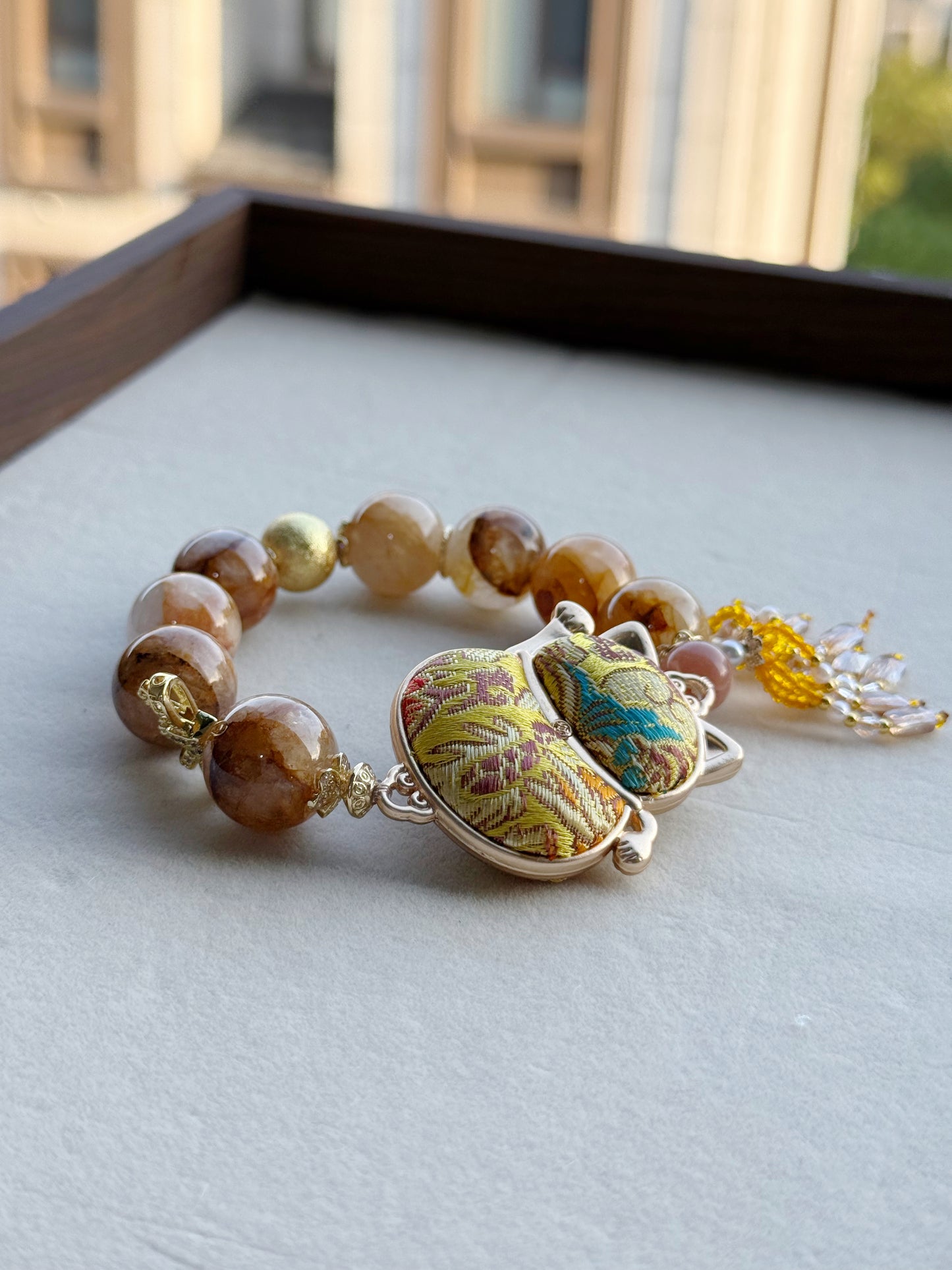 Golden healer original design bracelet