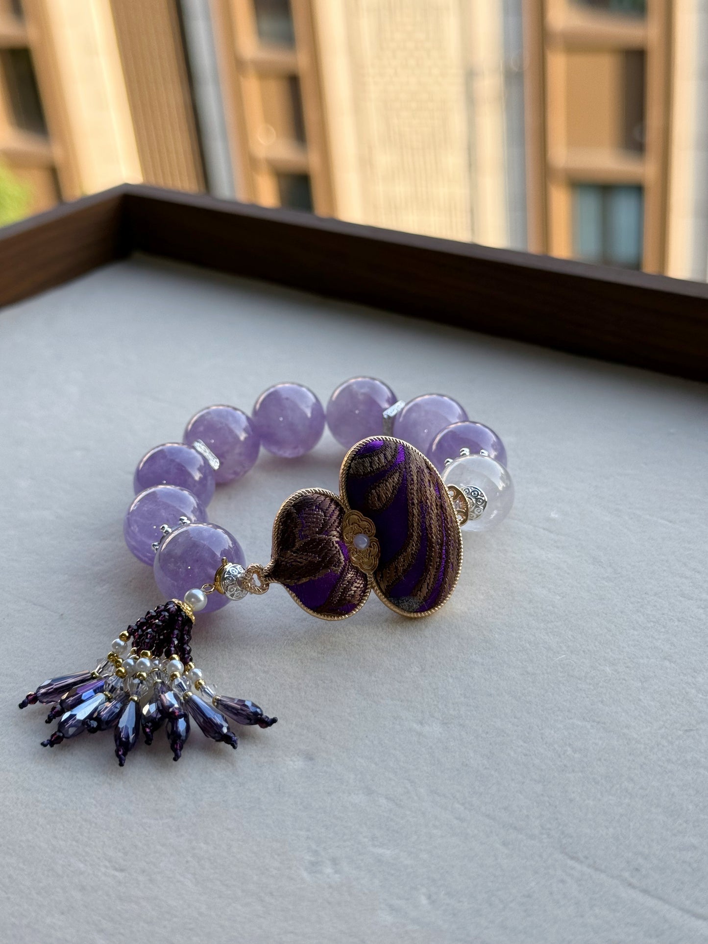 Amethyst original design bracelet