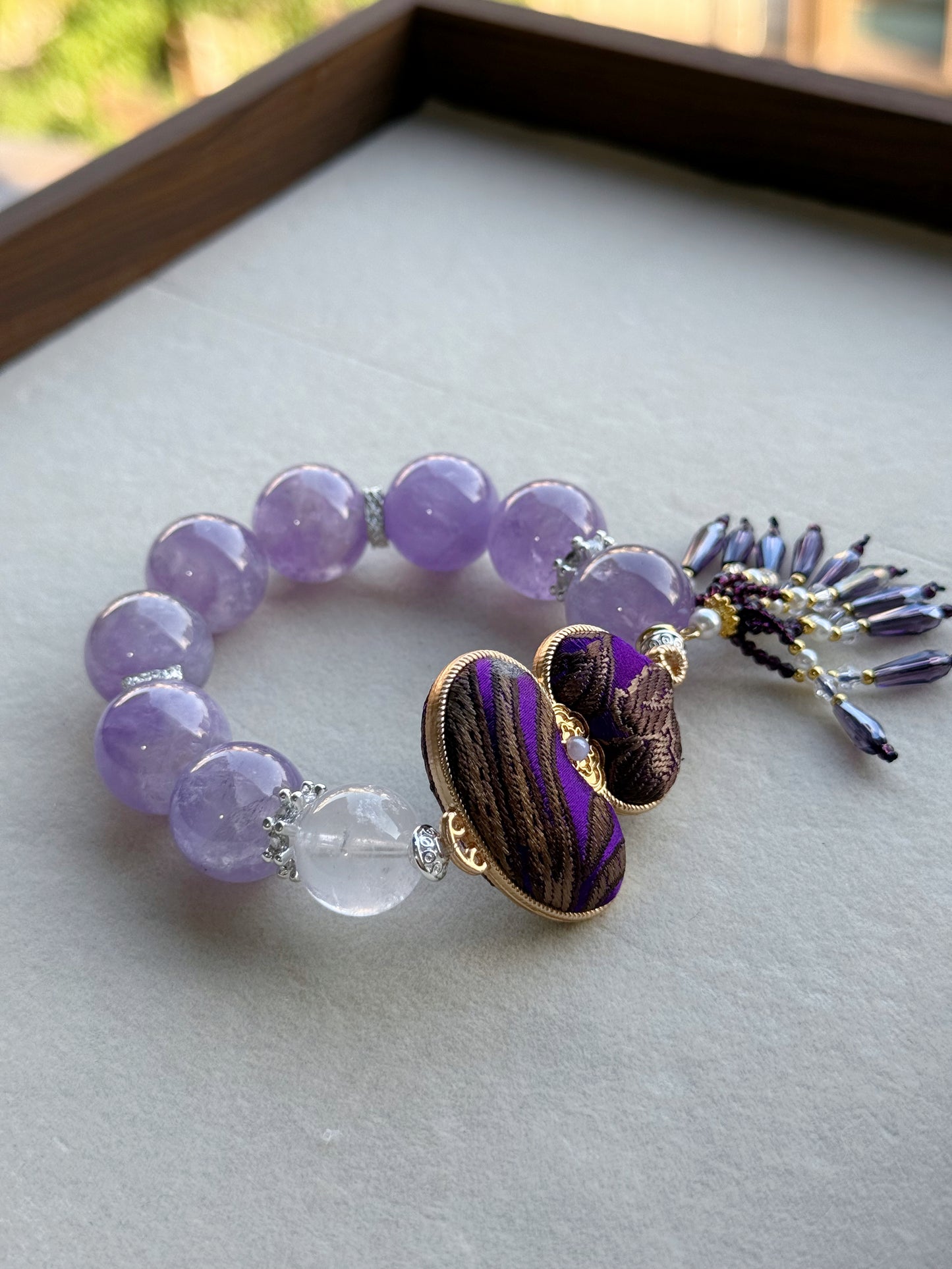 Amethyst original design bracelet