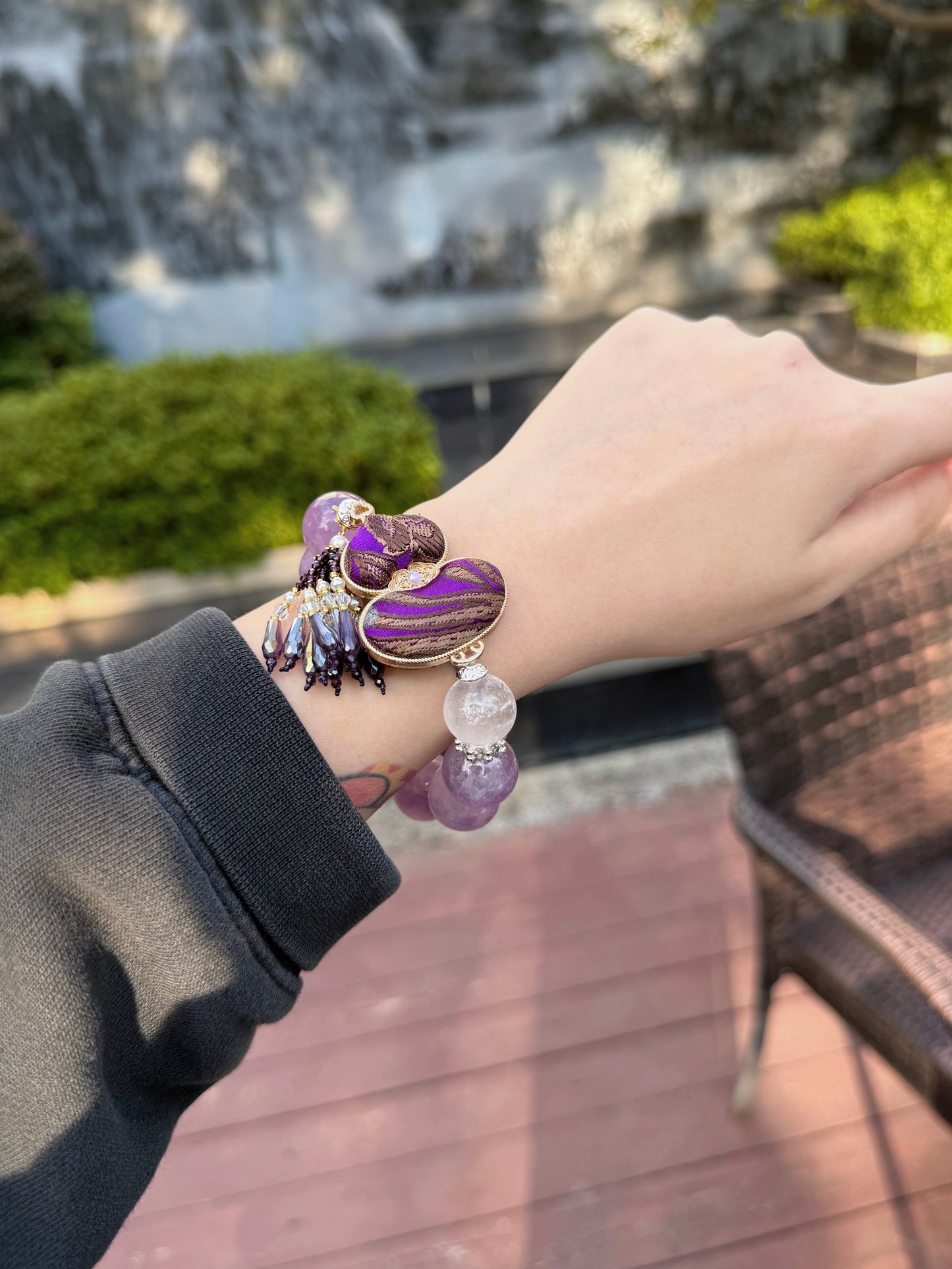 Amethyst original design bracelet