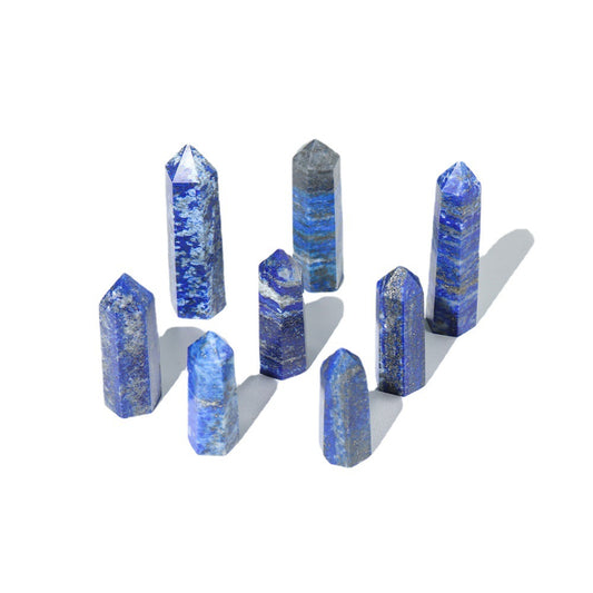 Natural lapis lazuli crystal column