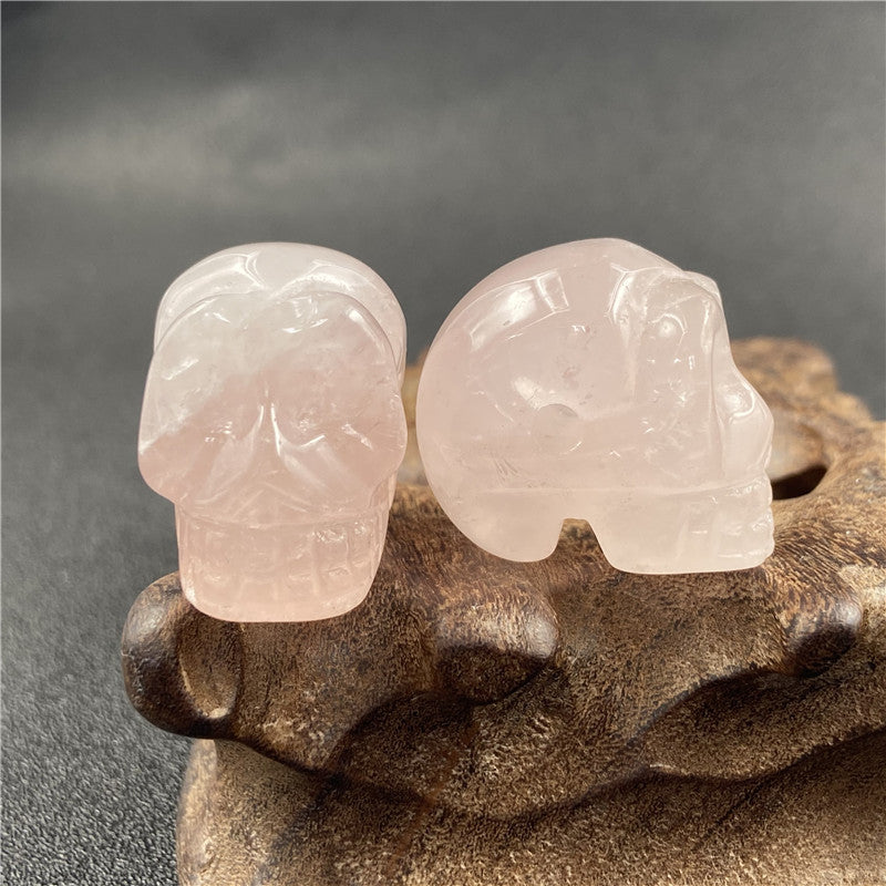 Rock crystal skull ghost head