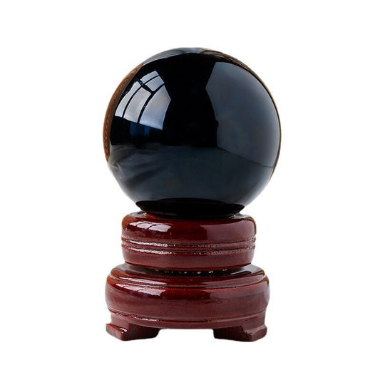 Obsidian crystal ball