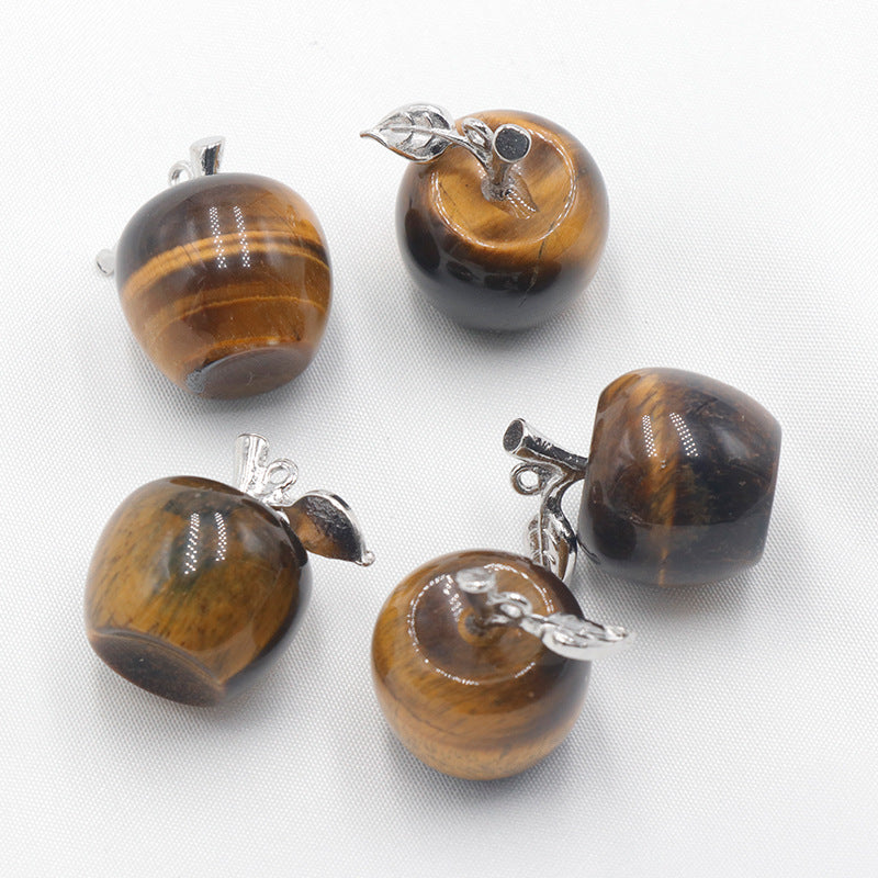 Natural Crystal  Apple Pendant Christmas Eve Christmas Gift