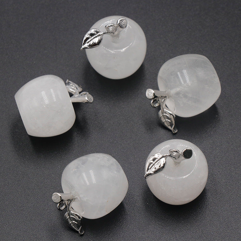 Natural Crystal  Apple Pendant Christmas Eve Christmas Gift