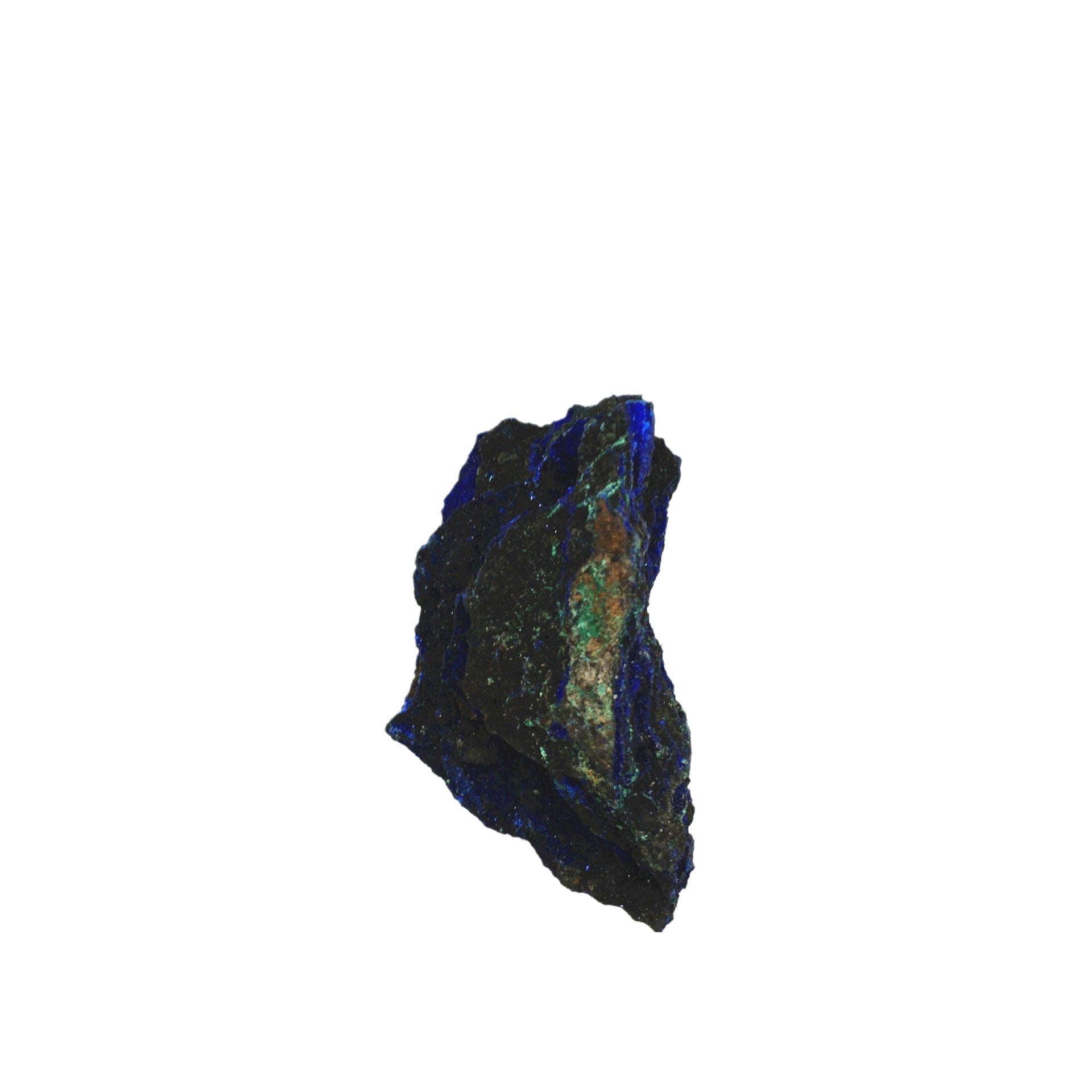 Natural crystal azurite