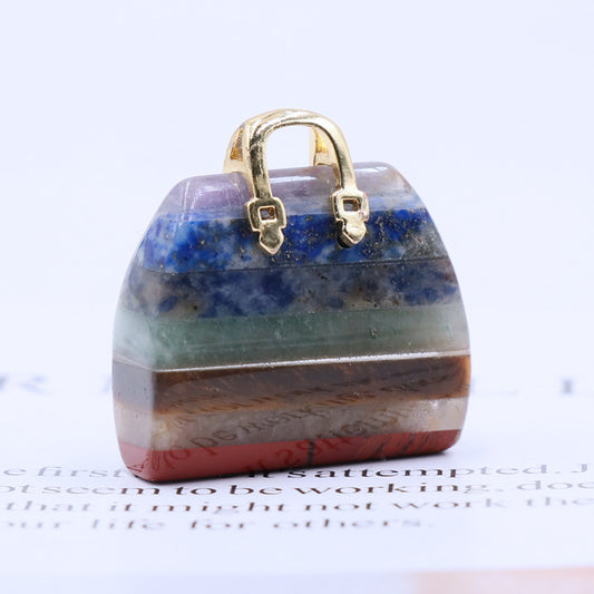 natural crystal cute bag