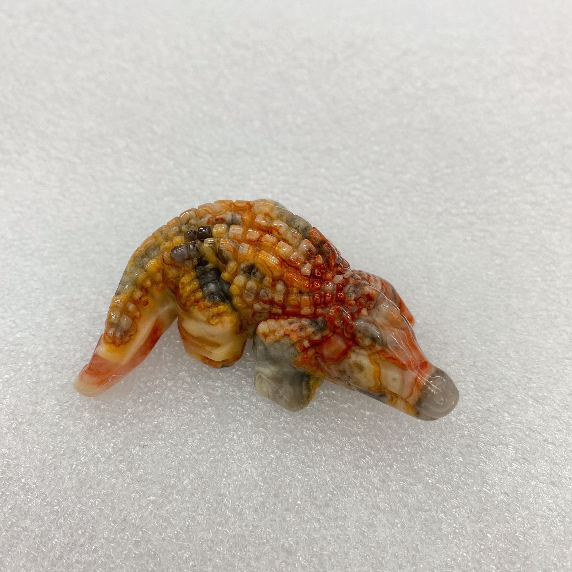 Natural crystal crocodile