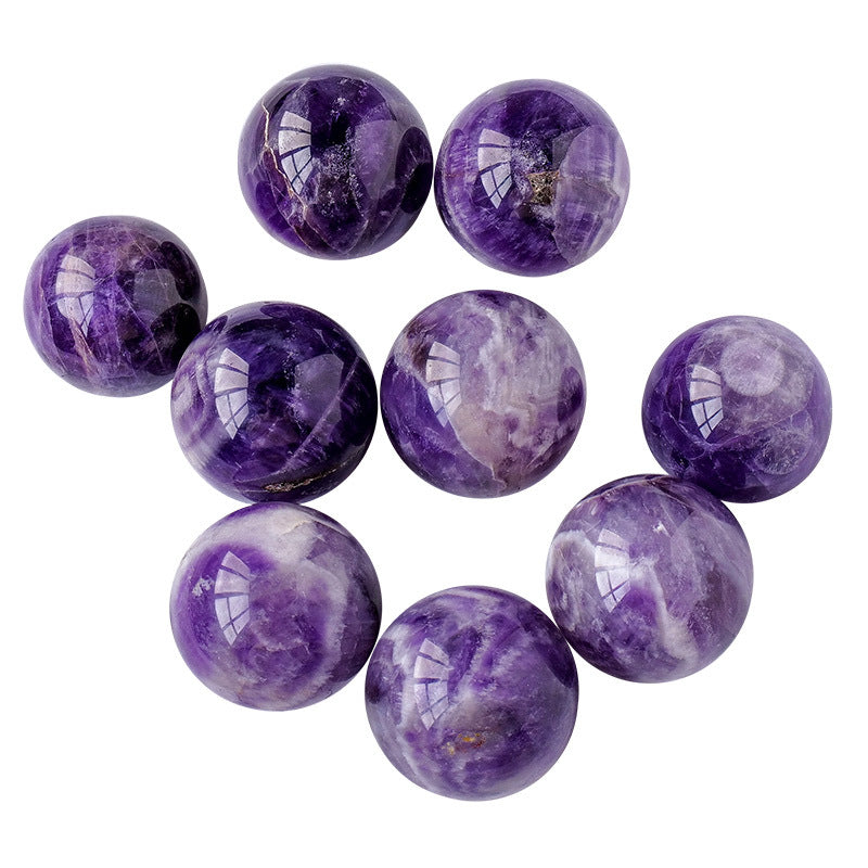 Natural dream purple crystal ball