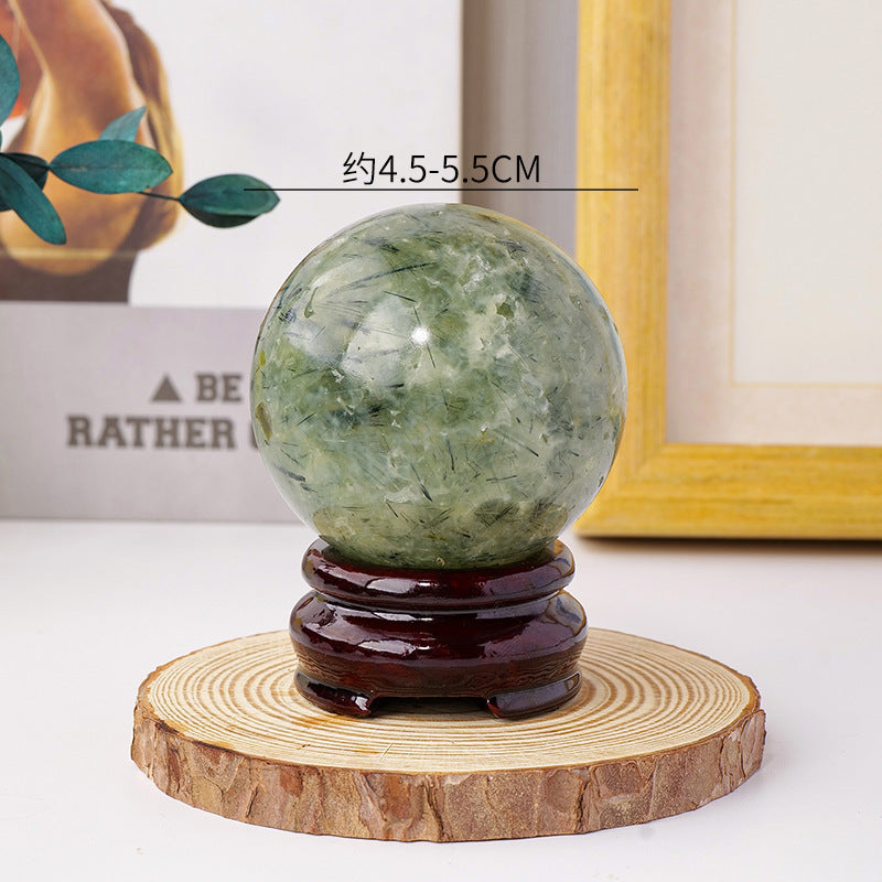 Natural grapevine crystal ball