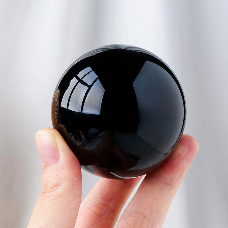 Obsidian crystal ball